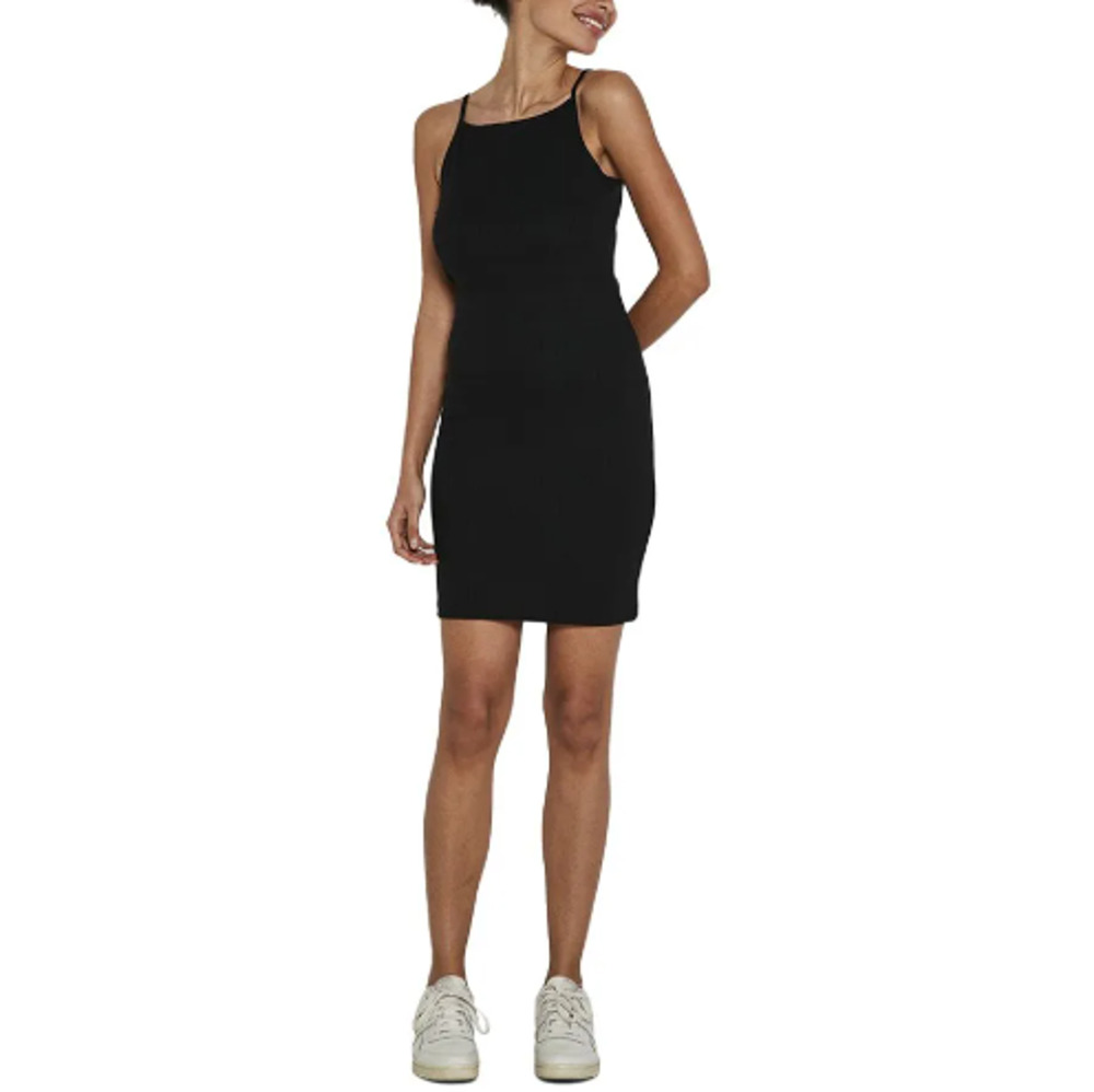New NOISY MAY Women's Black Riba Edda Sleeveless Short Dress Size Large